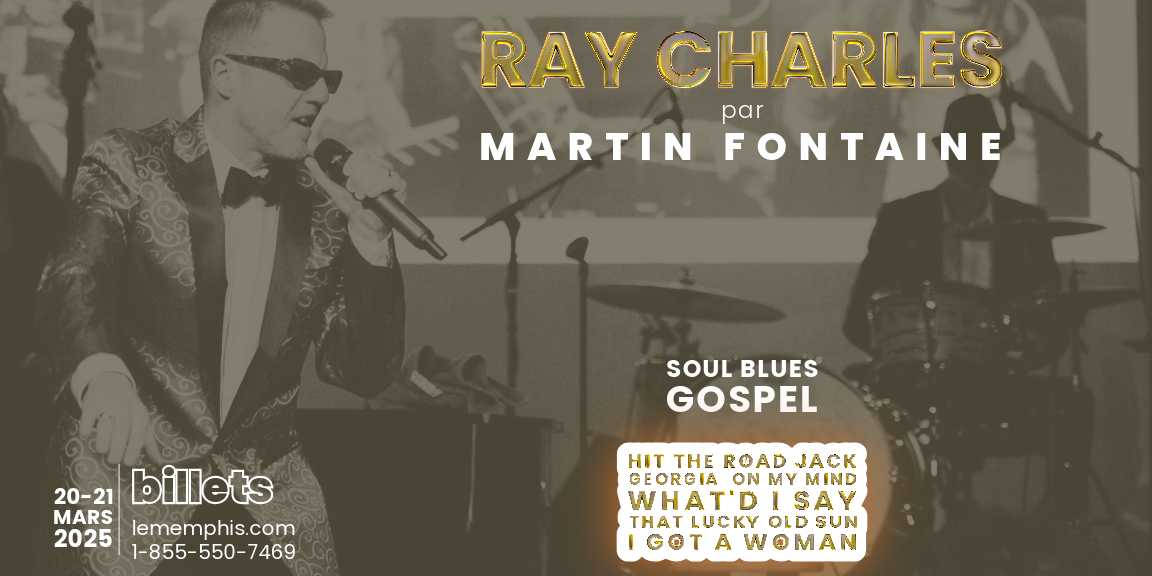 RAY CHARLES par Martin Fontaine