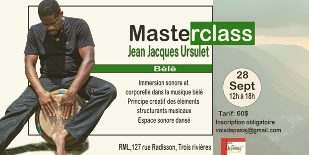 Masterclass Bèlè : Jean-Jacques Ursulet