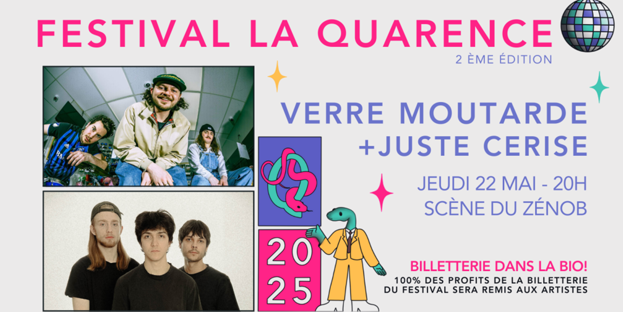 La Quarence : Verre Moutarde et Juste Cerise