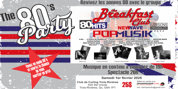 The 80's Party NeWave & Pop Musik