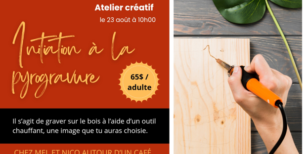 Initiation à la pyrogravure