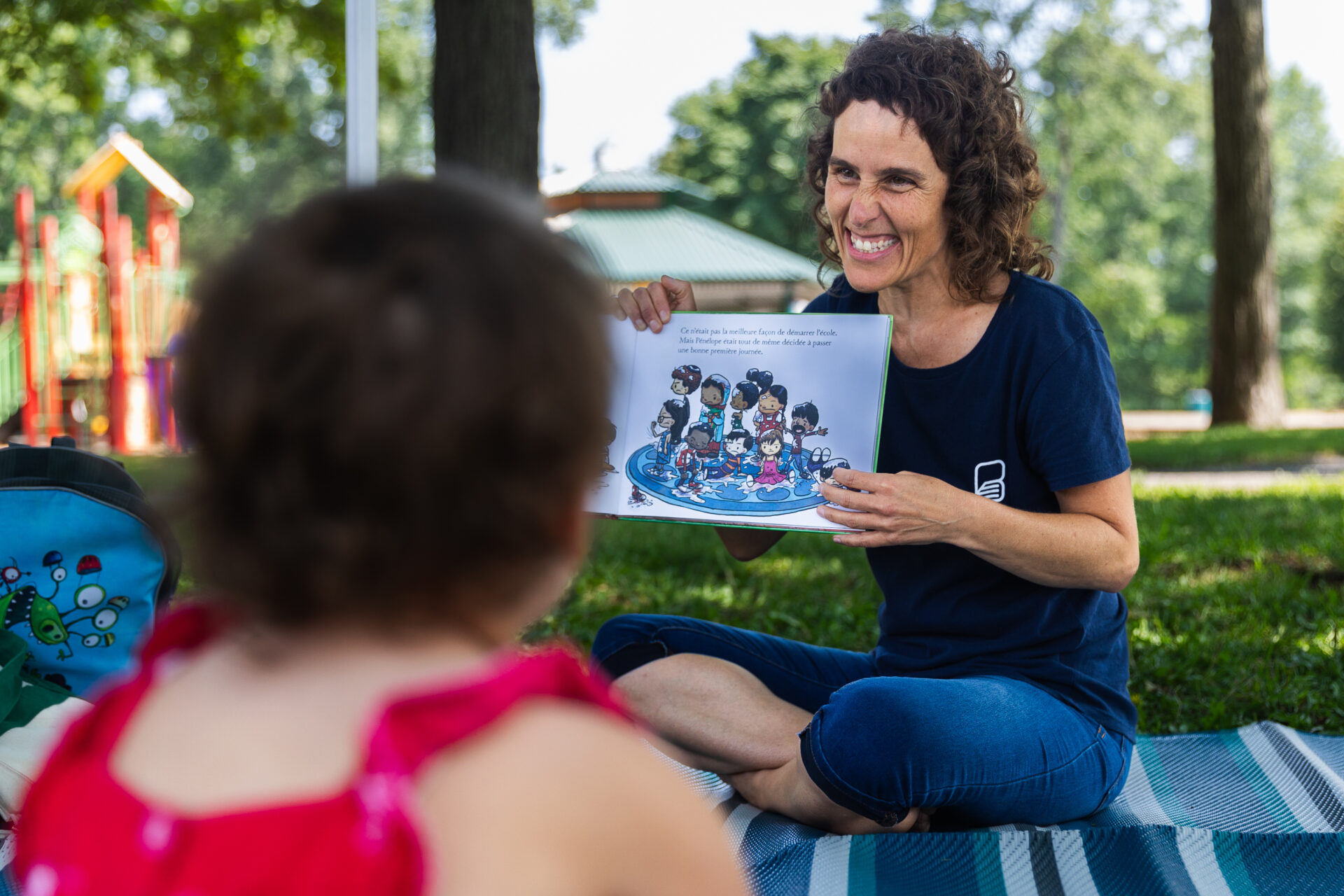 L'Île raconte : lecture en plein air pour les enfants