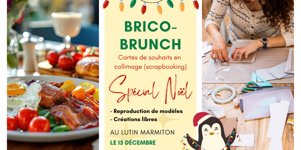 Brico-Brunch : Cartes de Noël en collimage