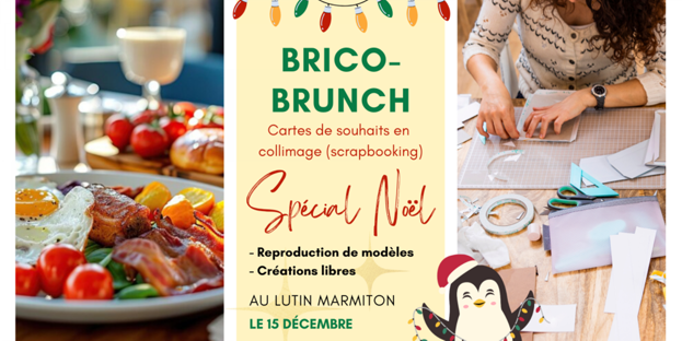 Brico-Brunch : Cartes de Noël en collimage