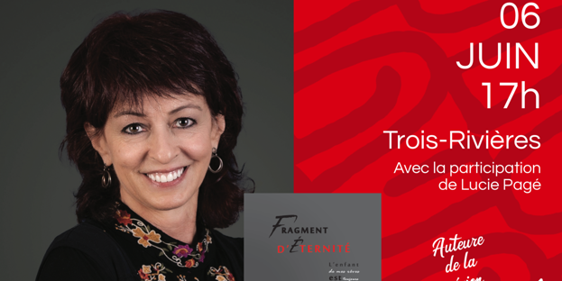 Lancement du livre : Fragment d’éternité de Françoise Bouchard